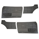 VW Karmann Ghia Door panel SET Black 141 867 011/012 + 143 867 035/036 model: Karmann Ghia 08/63el SET Black hia
